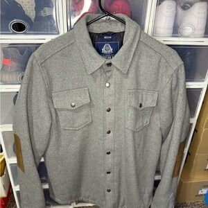 American Rag Gray Lightweight Shirt Jacket